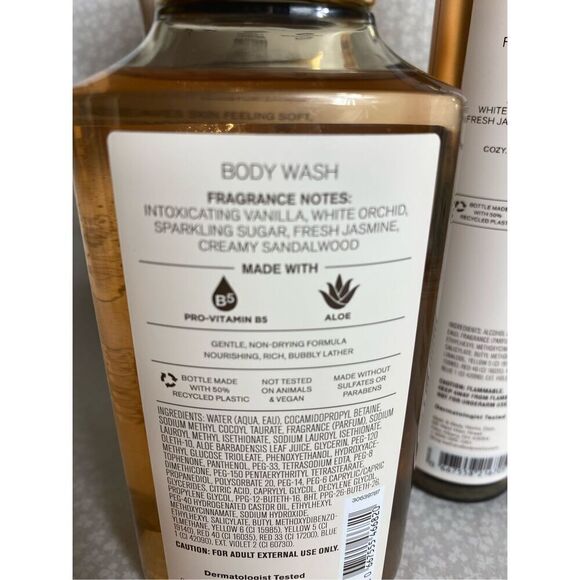 Bath and Body Works WARM VANILLA SUGAR 4 PC Set - Picture 5 of 6